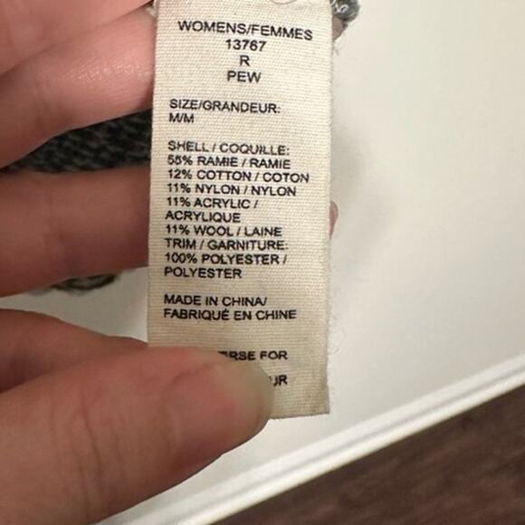 Woolrich 1/4 Zip Ramie Cotton Blend Sweater Size Medium Grey Ombre EUC - Picture 4 of 9